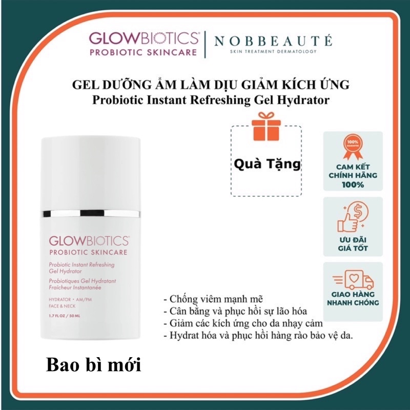 Gel cấp ẩm phục hồi Gel Hydrator Glowbiotics