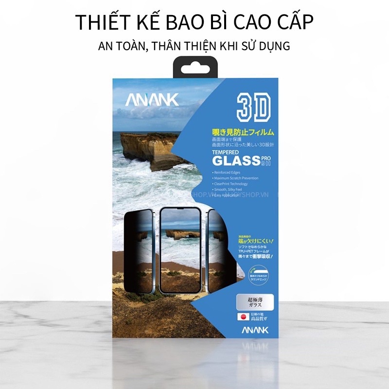 Kính cường lực chống nhìn trộm ANANK cho iPhone