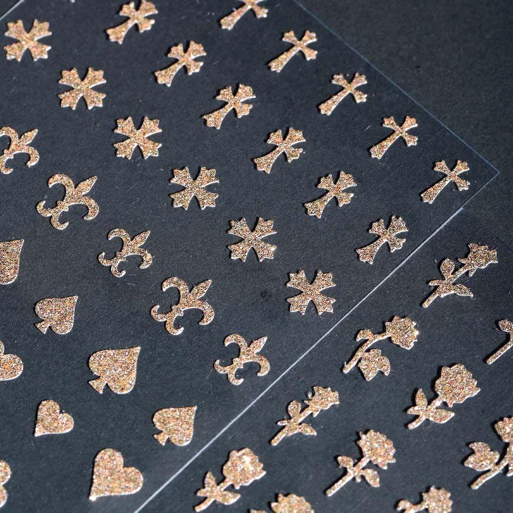 LOMBARD Miếng Dán Trang Trí Móng Tay Hình Nơ Bướm Chéo Thời Trang Dành Cho Nữ