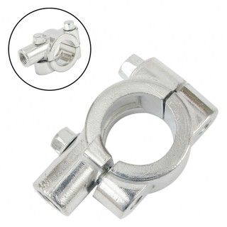 7-8 Motorcycle Handlebar Mirror Adaptor Clamp On Mount Brackets 10mm Chrome