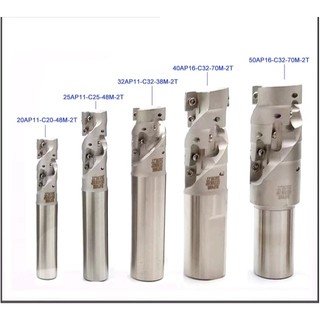 Cán phay bap300r, gắn nhiều mảnh hợp kim apmt1135 cắt thô hiệu suất cao.