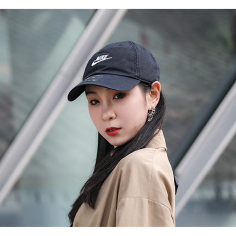 Mũ Lưỡi Trai Thêu Logo Nike 100% Chính Hãng Có Thể Điều Chỉnh Dành Cho Nam Nữ