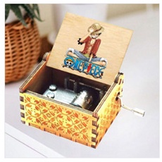 Hộp nhạc retro bằng gỗ One piece