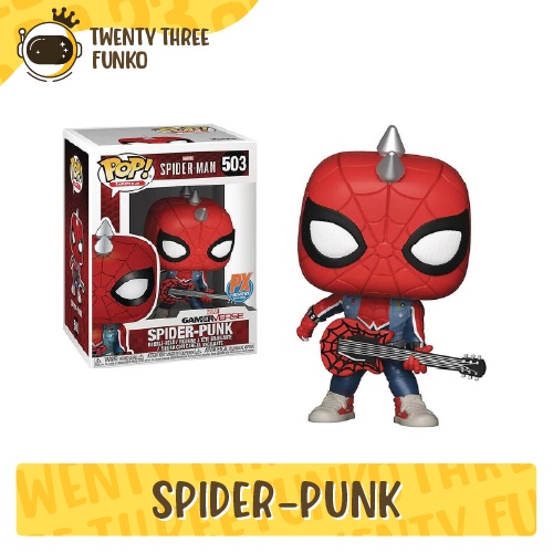 Mô hình Funko Pop • Spider Punk 503 • Spider-Man (PX Exclusive)