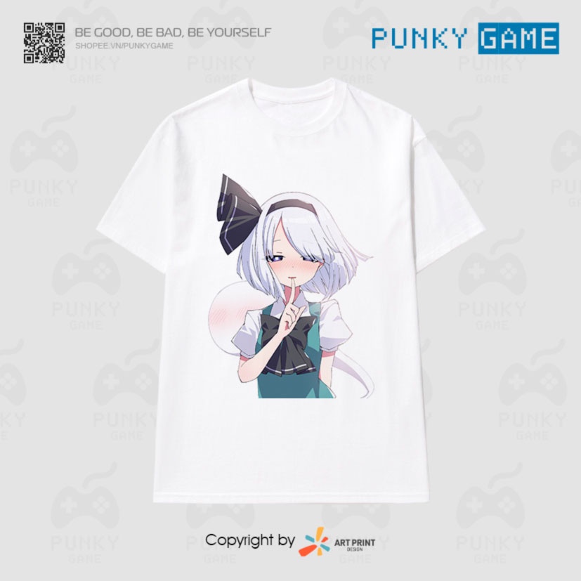 Áo thun Anime Touhou Project Youmu Konpaku Collections ngắn tay