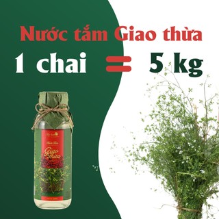 Nước Tắm Giao Thừa Mùi Già MỘC HƯƠNG Dùng Pha Nước Tắm, Xông Đường Hô Hấp Giúp Làm Sạch 300ml