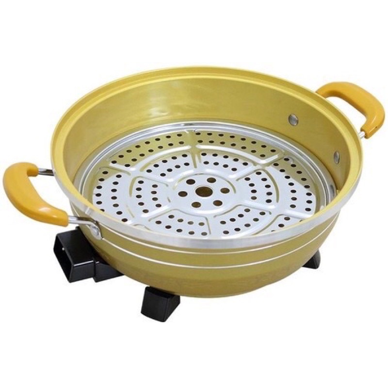 Nồi lẩu điện đa năng 2 tầng Jiplai