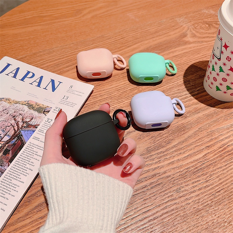 Vỏ Bảo Vệ Hộp Đựng Tai Nghe Mềm Màu Macaron Cho Baseus E3