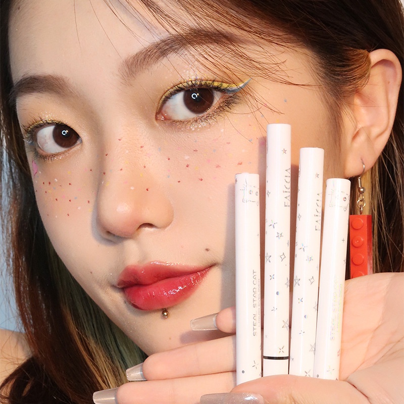 Bút Kẻ Mắt HUAWEIZI Dạng Lỏng Nhanh Khô Chống Thấm Nước Lâu Trôi