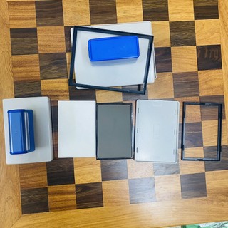 Phôi dấu flash |mã f tốt| dấu tròn| dấu hoàn công| kích thước lớn| màu xanh-đỏ nâu| có lò xo|bền đẹp-chắc chắn