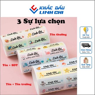 Sticker cute siêu bền PVC chống nước Linh Chi-20