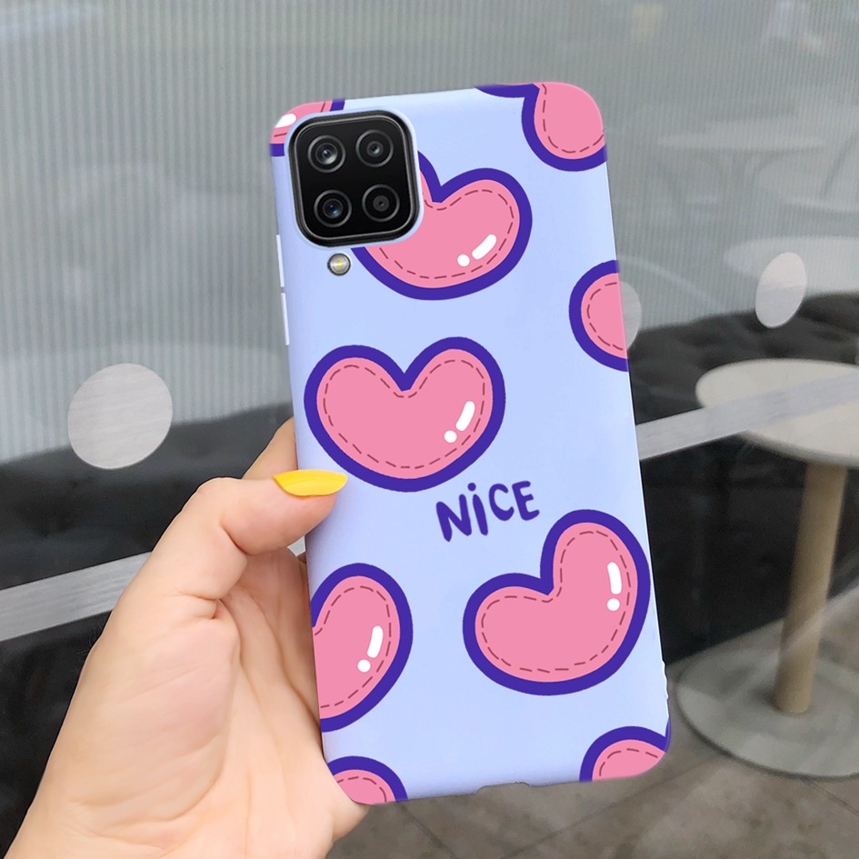 Ốp Điện Thoại TPU Dẻo Họa Tiết Hoạt Hình Màu Sắc Ngọt Ngào Xinh Xắn Cho Samsung Galaxy A12 SM-A125F Samsung M12 5G A 12 M 12