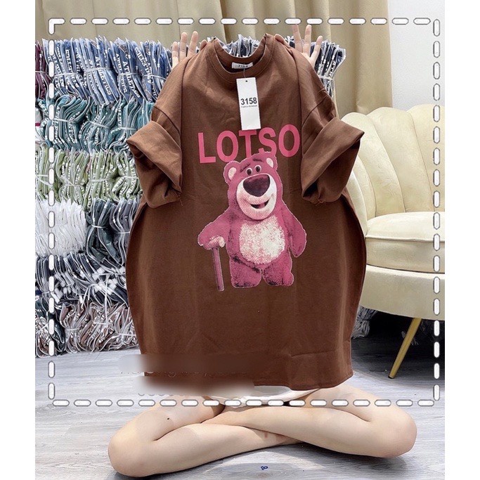 Áo thun LOTSO Unisex tay lỡ phom rộng , Áo phông Oversize nam nữ