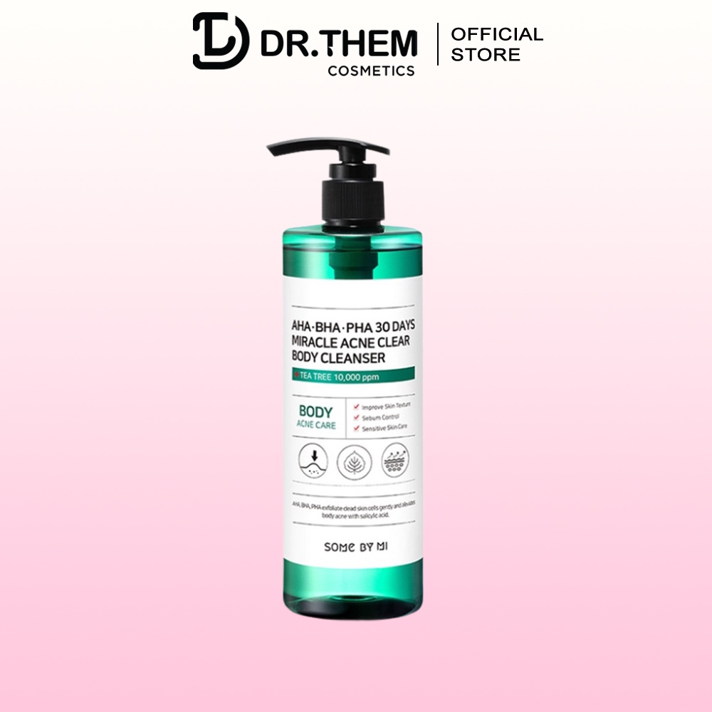 Sữa Tắm Some By Mi AHA-BHA-PHA 30 Days Miracle Acne Clear Body Cleanser 400g - Giảm Mụn Lưng, Dày Sừng Nang Lông
