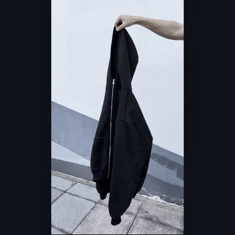 - Áo HOODIE BOXY ZIP phiên bản basic