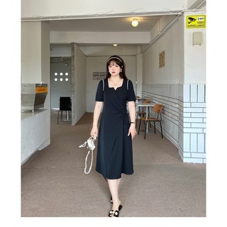 ĐẦM ĐEN RÚT EO ĐÍNH NGỌC VAI CAO CẤP [ 50kg -> 90klg ]