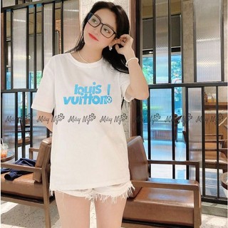 Áo thun thái form rộng in chữ thun mịn mát co giãn vải dày
