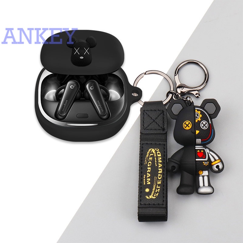 Soundcore Liberty 4 Case Protective Silicone Liberty4 Headset Wireless Bluetooth Cartoon Shell