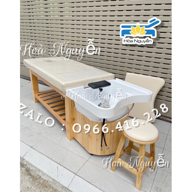 Giường Gội Đầu Dưỡng Sinh 2in1