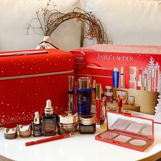 Set Dưỡng da 13 món Estee Lauder năm 2022 + vali đỏ siêu hot