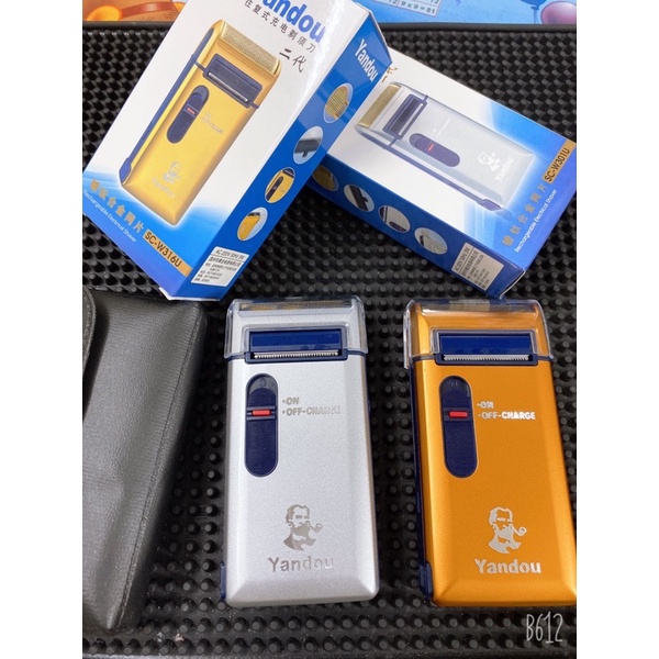 Cạo khô, máy cạo râu yandou