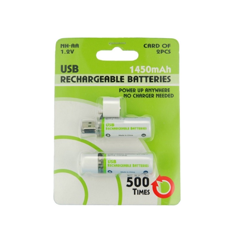 Pin aa sạc bằng usb