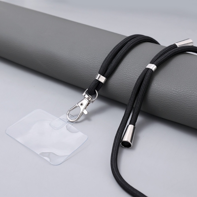 Dây Đeo Điện Thoại / Thẻ / Điện Thoại Bằng Nilon Trong Suốt Nhiều Màu Tùy Chỉnh Chống Thất Lạc Kèm Khóa Kim Loại Tiện Dụng