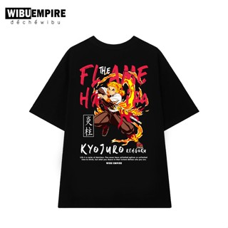 WIBU EMPIRE | Áo Thun Viêm Trụ Rengoku Kyojuro  | Anime KIMETSU NO YAIBA - Áo Phông Unisex