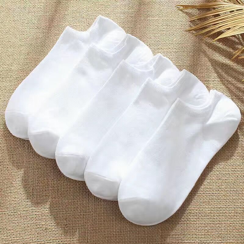 Tất cổ ngắn học sinh kẻ ngang chất cotton 3B dày dặn- [Cổ ngắn kẻ ngang]