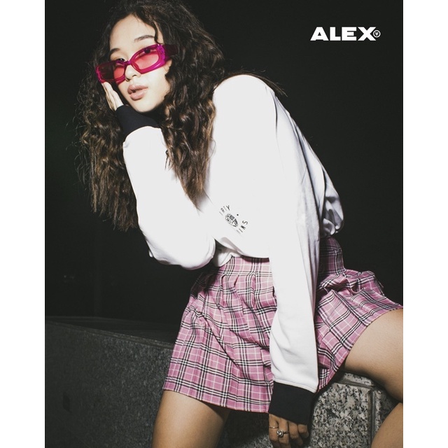 Váy xếp ly Dirty Coins màu hồng