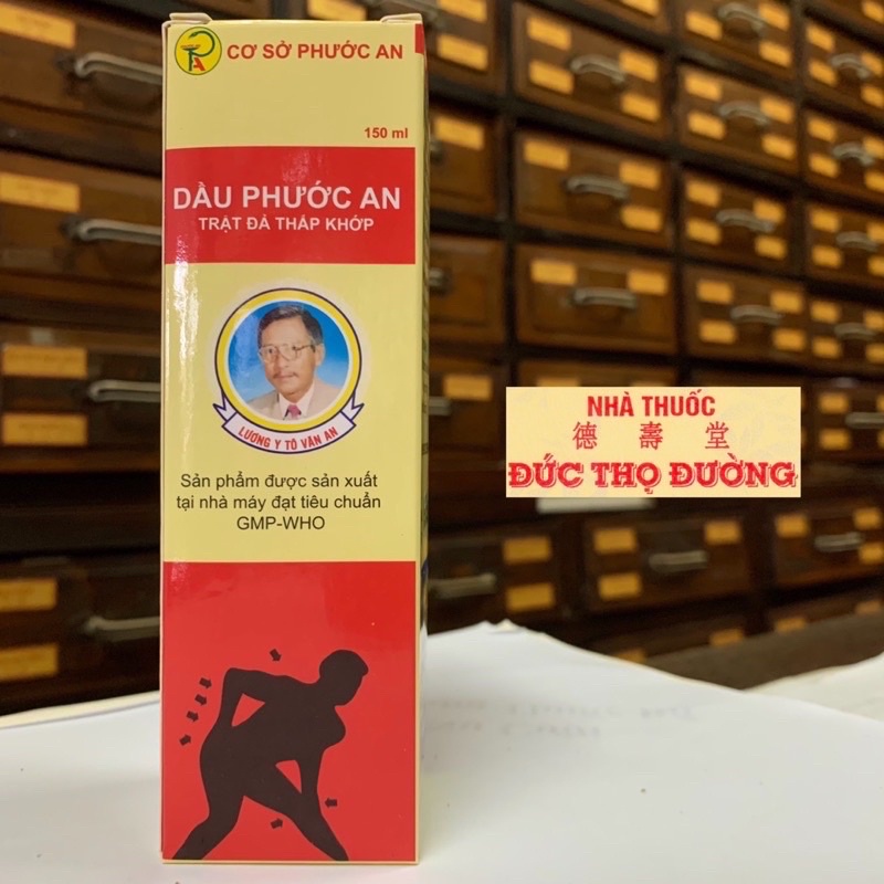 Dầu Phước An Trật Đả Thấp Khớp - combo 10 chai