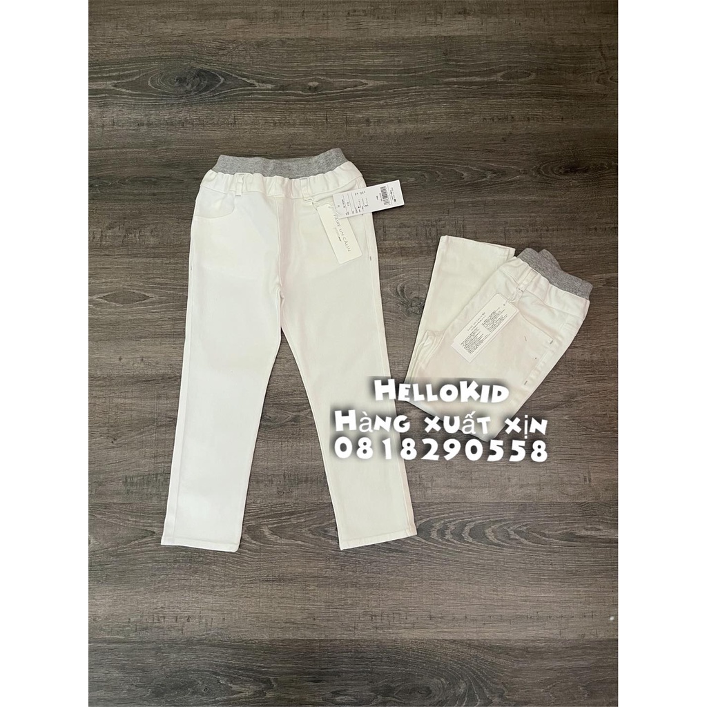 Quần trắng kaki cho bé