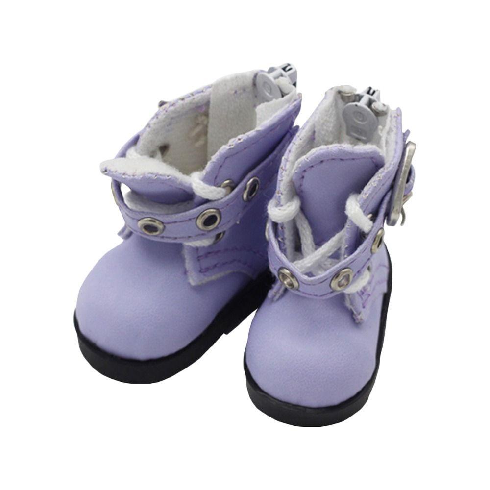 SUSANS Giày Da Thời Trang Cho Búp Bê 15cm 4.5 * 2CM