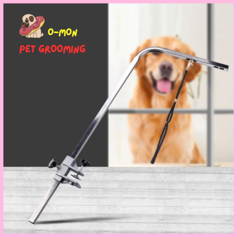 Bộ cây treo bàn đỡ chó mèo trong khi cắt tỉa tắm sấy lông chắc chắn cứng cáp chuẩn spa - omonpet