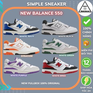 Giày new balance 550 chính hãng 🔴simple sneaker🔴 giày sneaker nb 6 màu green red blue