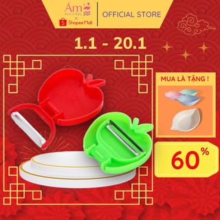 Dụng Cụ Nạo Hoa Quả Ấm Gift Decor Hình Quả Táo - Gọt Vỏ Hoa Quả và Rau Củ Có Thể Gấp Gọn