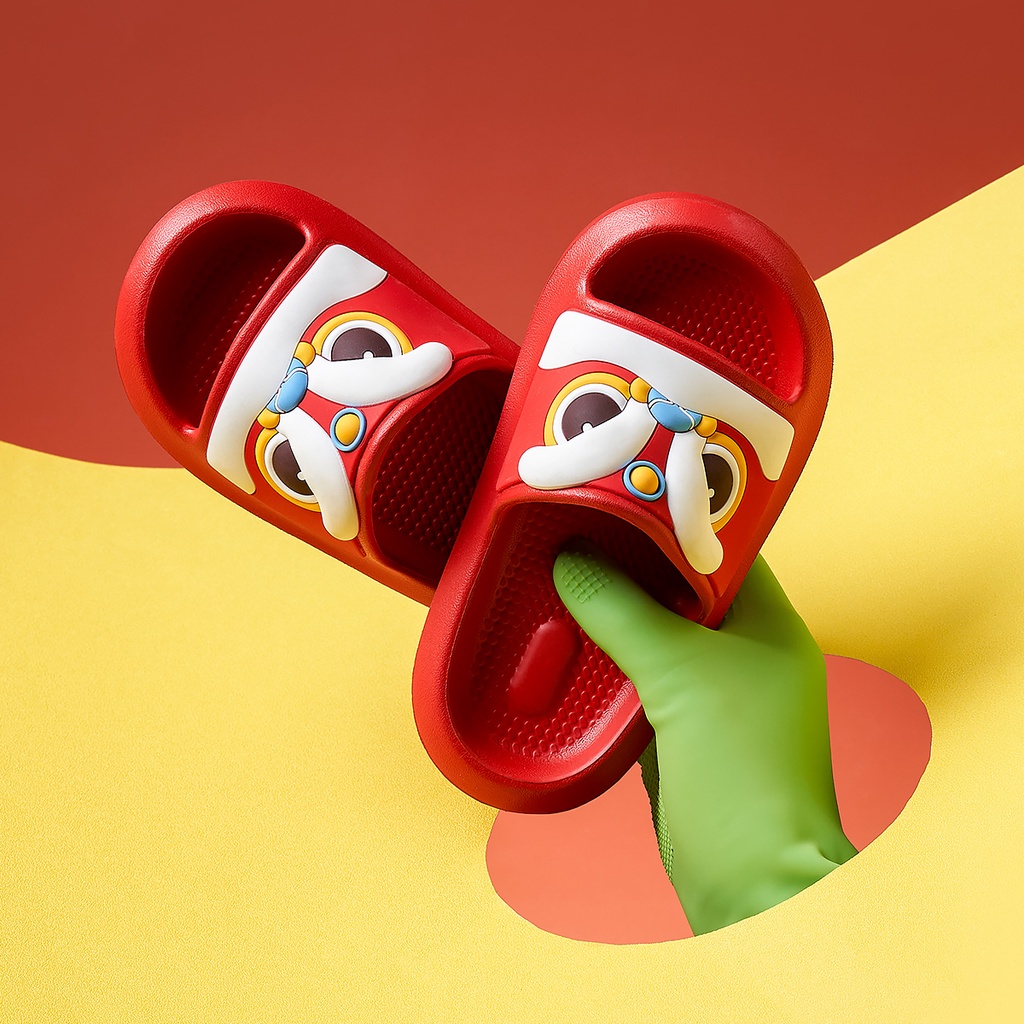 Cheerful Mario Dép Đi Trong Nhà Đế Mềm Chống Trượt In Hình Mario Dễ Thương Cho Bé Gái
