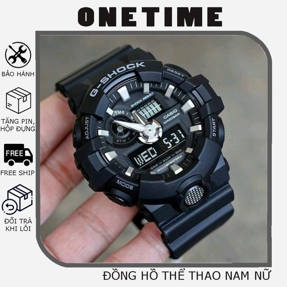Đồng hồ thể thao nam G-shock GA700 OneTime màu đỏ cực chất