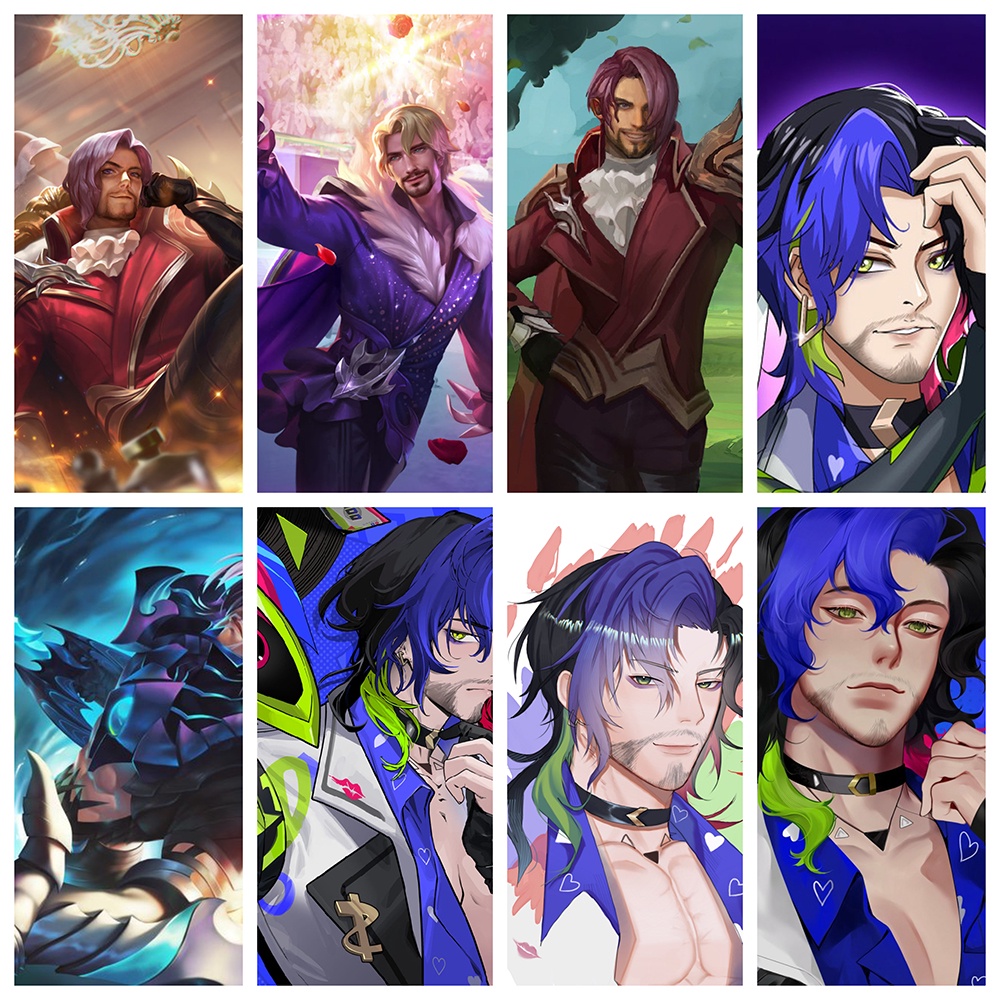 Set Poster A4 in hình Liên quân game Arena of Valor áp phích anime chibi treo tường xinh xắn độc đáo sưu tầm