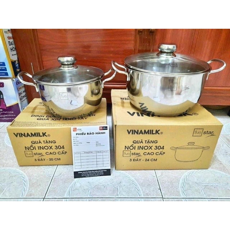 Nồi Fivestar 24cm HKM Vinamilk