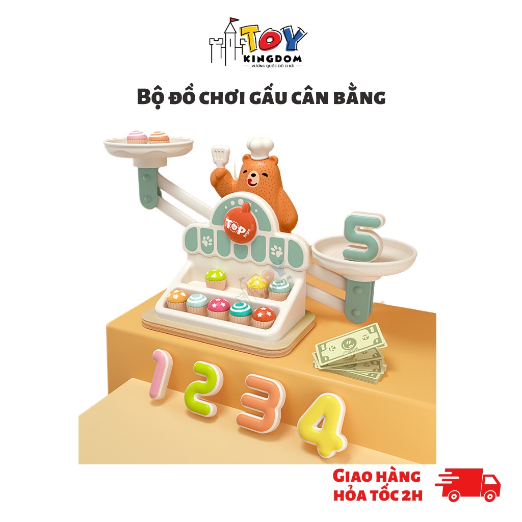 Đồ Chơi Giáo Dục Gấu Cân Bằng Toykingdom – Giúp Bé Phát Triển Trí Thông Minh - Hàng Cao Cấp