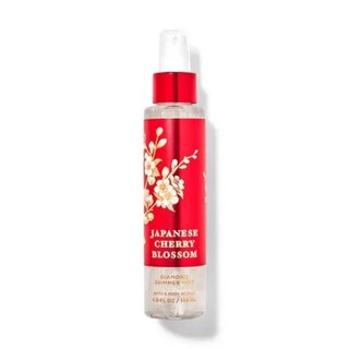 [Auth- sẵn] Xịt thơm toàn thân ánh nhũ Bath and Body Works - Japanese Cherry Blossom 236ml