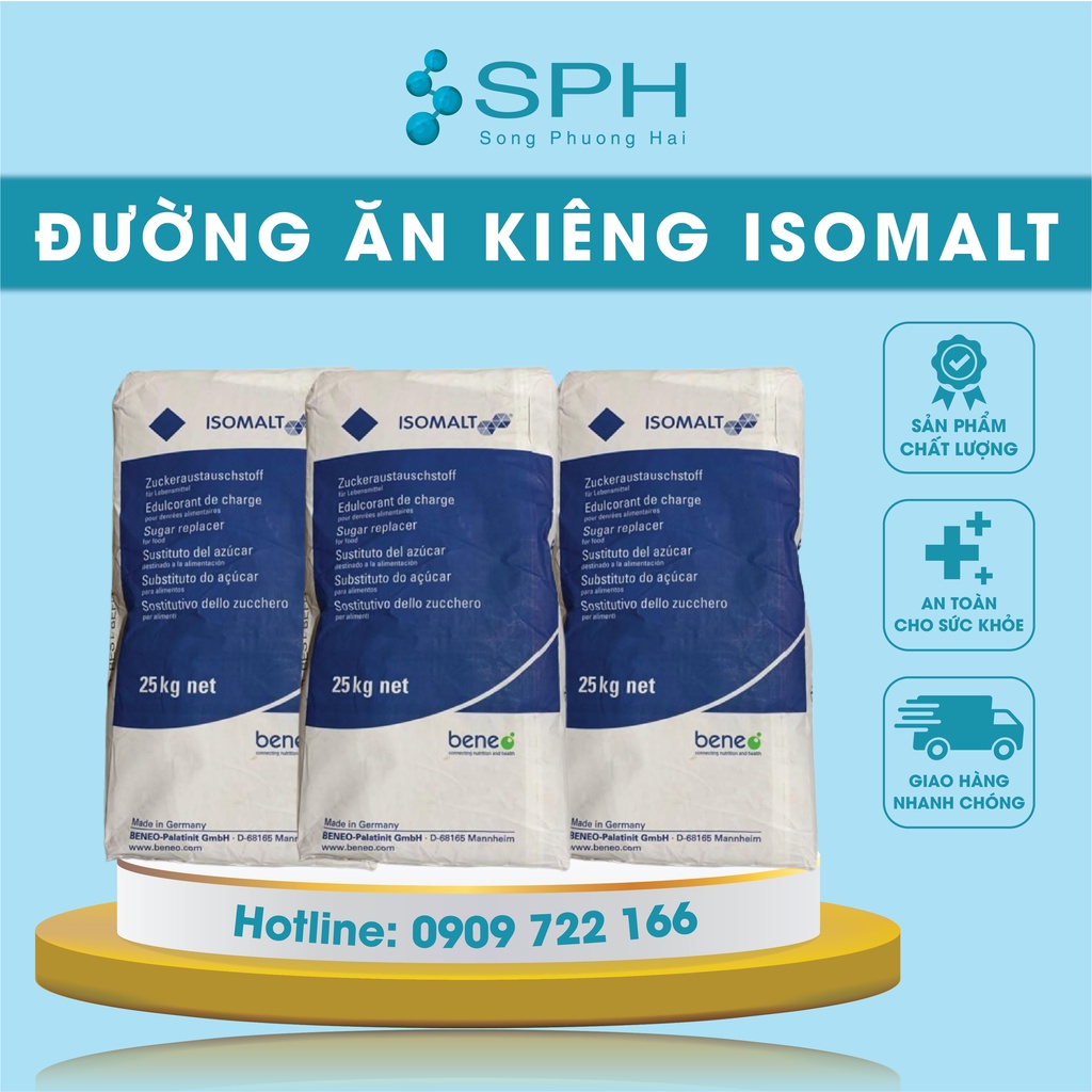 1KG đường ăn kiêng isomalt nhập khẩu từ Đức