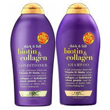 Dầu Gội Biotin Collagen Tím OGX 577ml - Chống Rụng, Kích Thích Mọc Tóc