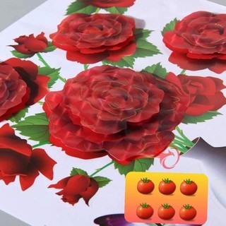 Tranh Dán Tường 3D Hình Bình Hoa (tranh)