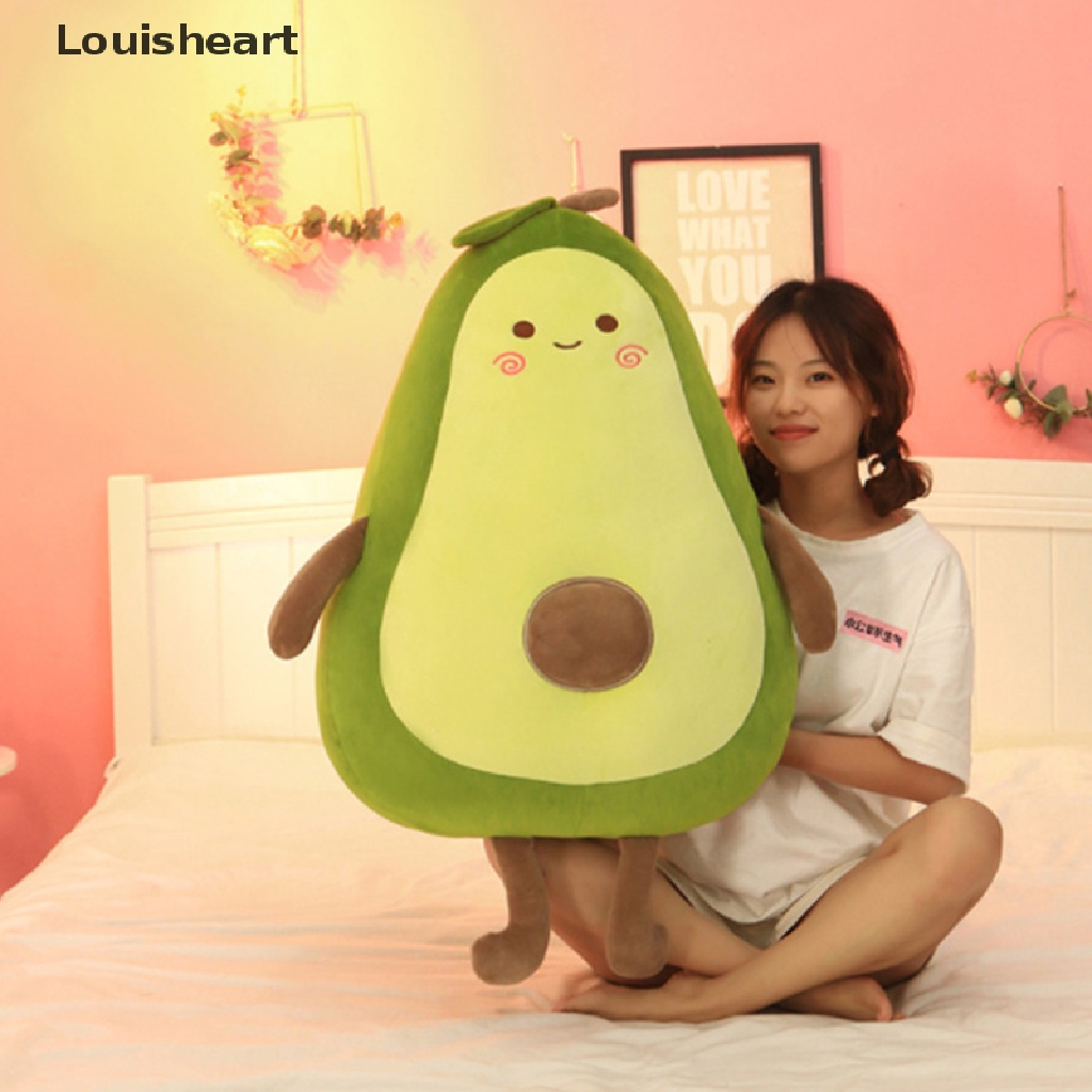 Gối Nhồi Bông Louisheart 2CM Hình Trái Bơ Mềm Mại Đáng Yêu