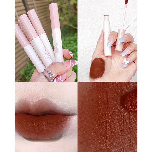 Set son môi 5 Cây son kem Cace siêu xinh lâu trôi