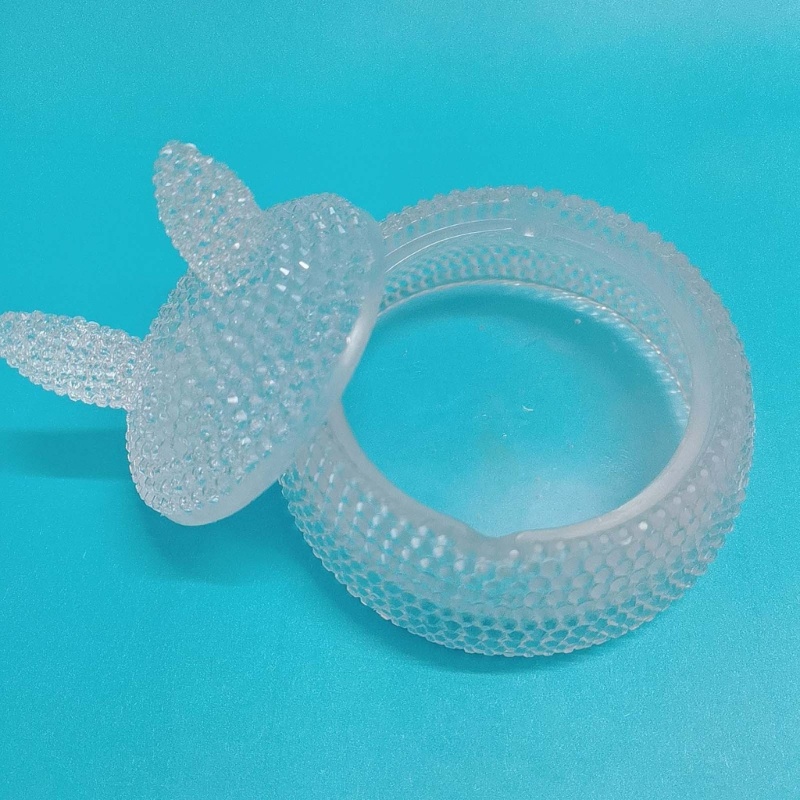Khuôn Silicone Làm Trang Sức Hình Thỏ Có Nắp Đậy Tiện Lợi