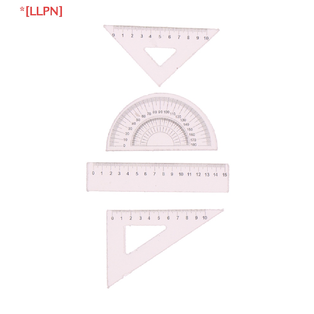 Set 4 Thước Kẻ Mini Tỉ Lệ 1: 12 Dùng Trang Trí Nhà Búp Bê