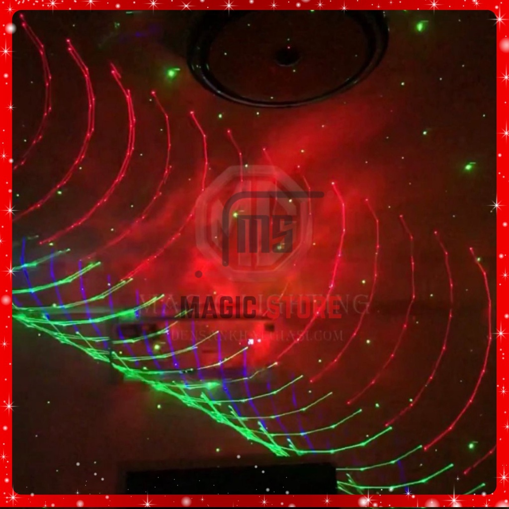 Đèn Bay Phòng Laser K1 Plus Chiếu Gần 1000 Hình Ảnh Và Hiệu Ưng 3D Cực Ảo